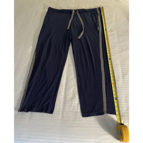 Izod Sleep/Loungewear Bottoms Men's Navy w/ Gray Strim & Izod Logo Med A+ - Picture 3 of 6